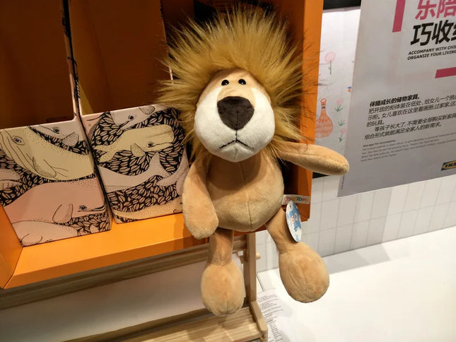 Simulation Animal Plush Toys – 25cm Stuffed Lion, Tiger, Giraffe, Monkey & More for Kids’ Gifts