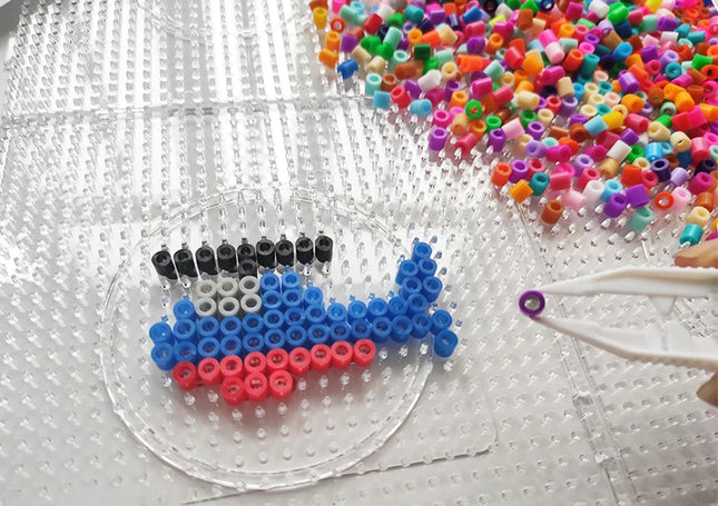 5000pcs 5mm Hama Beads Set – DIY Educational Fuse Beads with Templates, Iron Papers & Tweezers for Kids