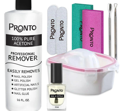 Pronto Complete Gel Nail Polish Removal Kit - 16oz