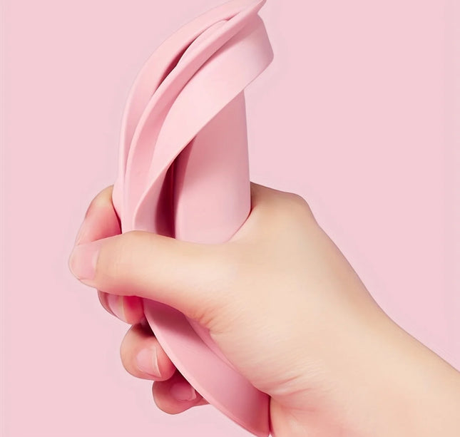 Silicone Folding Makeup Brush Scrub Bowl, Convenient Beauty Egg Cleaning Pad, Powder Puff Cleaning Bowl Tool