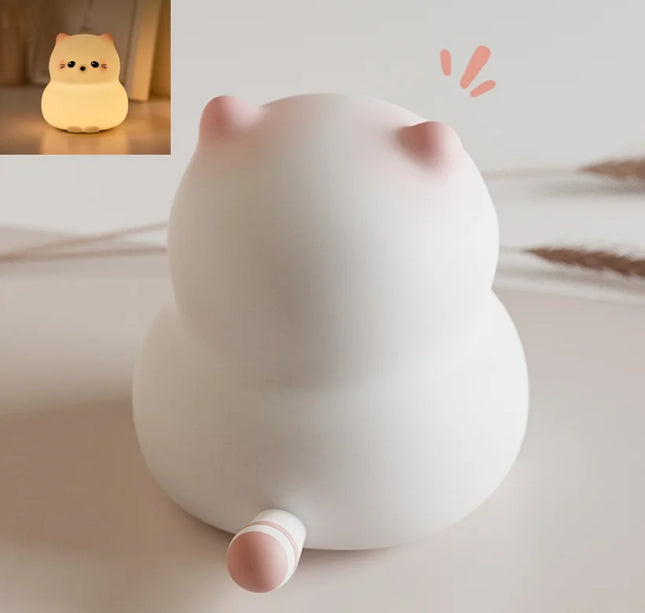 LED Night light Silicone Rabbit Touch Sensor lamp Cute Animal Light Bedroom Decor Gift for Kid Baby Child Table Lamp Home Decor