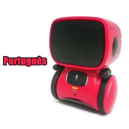 Intelligent RC Robot Toy – Interactive Voice & Touch Control with Russian, English & Spanish Versions for Educational Play
