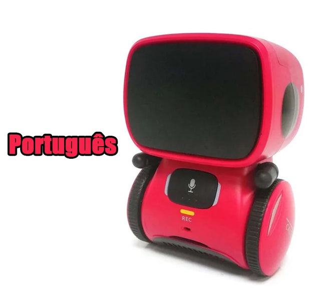 Intelligent RC Robot Toy – Interactive Voice & Touch Control with Russian, English & Spanish Versions for Educational Play