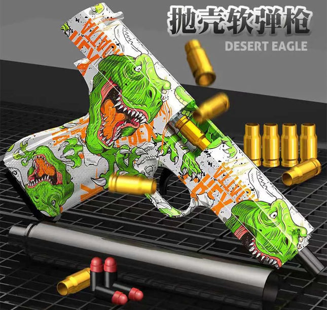 Toy Guns Ball Blaster With Soft Bullets Toys Foam Blaster Shooting Games Education Toy Model For 6,7,8,9,14+ Kids