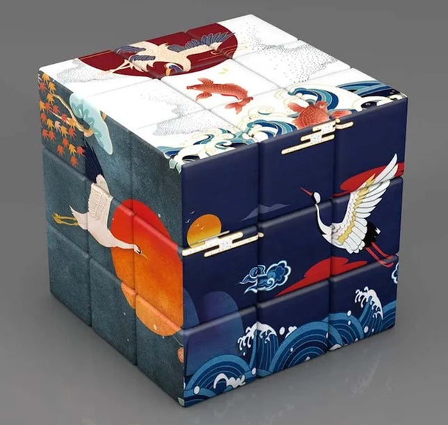 3x3x3 Magic Cube Planets Astronauts Famous Paintings Celebrity Art Magic Cube Children's Puzzle Magic Cube Toys Gifts
