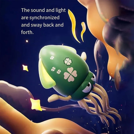 Electric Dancing Octopus Toy – Luminous Musical Fidget Toy for Kids, Babies, Pets & Stress Relief