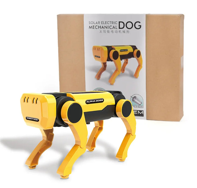 Solar Powered Robot Dog Kit – DIY STEM Science Experiment Toy for Kids Educational Christmas Gift