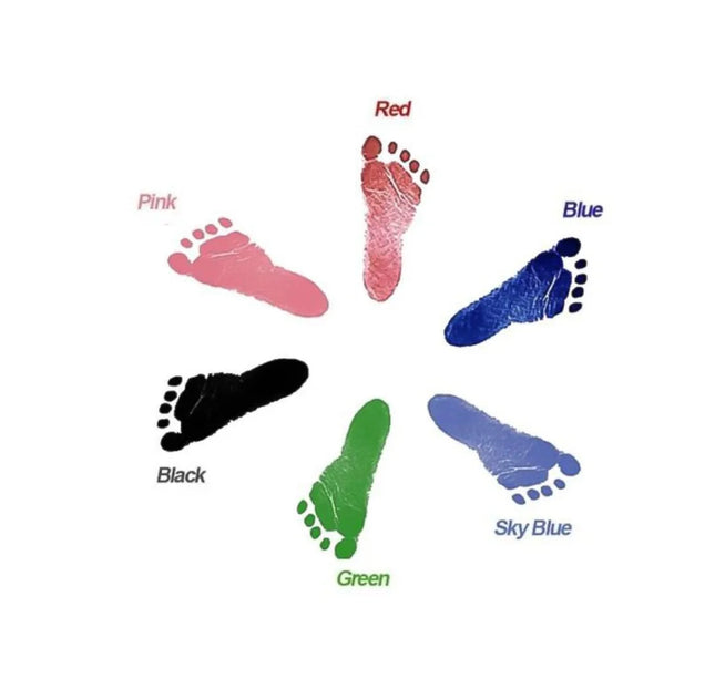 Newborn Baby Footprints Handprint Ink Pads Kits for DIY Photo Frame Accessories Newborn Baby Pet Cat Dog Paw Print Souvenir Gift