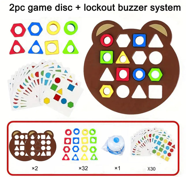 DIY Montessori Puzzle – Geometric Shape & Color Matching Game for Children