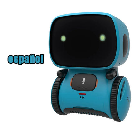 Intelligent RC Robot Toy – Interactive Voice & Touch Control with Russian, English & Spanish Versions for Educational Play
