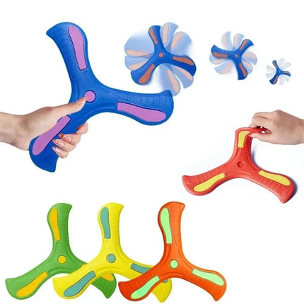 Three-Leaf Boomerang Toy – Outdoor Interactive Puzzle for Kids & Adults Early Education & Decompression Gift