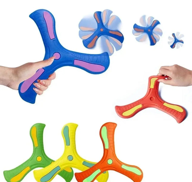 Three-Leaf Boomerang Toy – Outdoor Interactive Puzzle for Kids & Adults Early Education & Decompression Gift