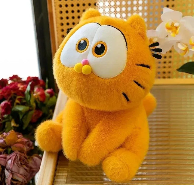 25CM Garfield Stuffed Plush Doll Kawaii Plushie Toy Cartoon Anime Cat Plush Decoration Gift