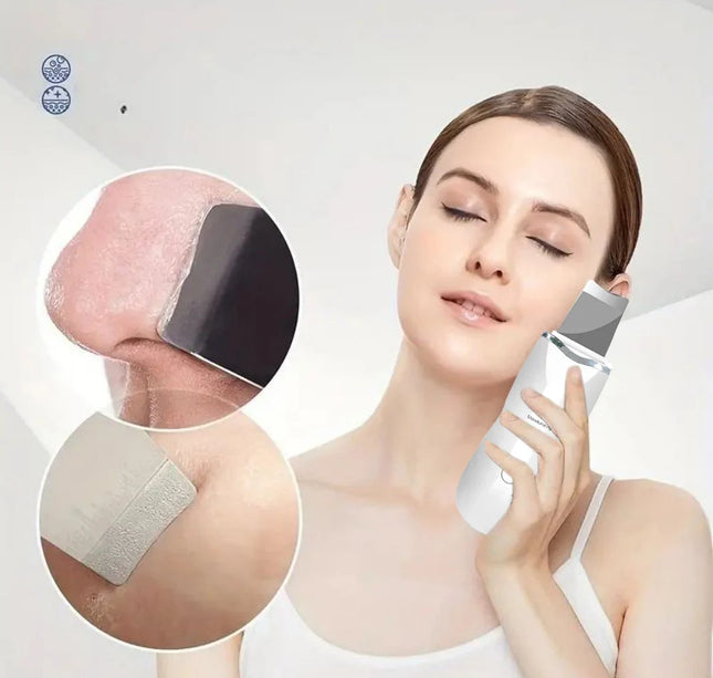 Ultrasonic Skin Scraper Pore Cleaning Facial Deep Cleaning Machine Suitable for Female and Male Beauty Instruments
