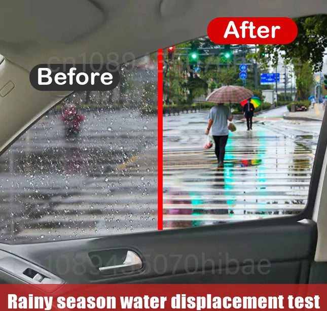 Nano Glass Coating Spray – Hydrophobic Rain Repellent & Oil Film Remover for Auto Glass