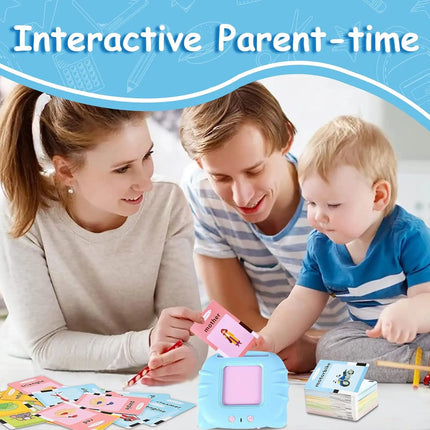 Early Education Flash Card Talking Flashcards for Kids Preschool Electronic Early Education Machine Gift Toddlers Montessori Toy