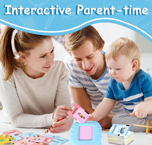 Early Education Flash Card Talking Flashcards for Kids Preschool Electronic Early Education Machine Gift Toddlers Montessori Toy