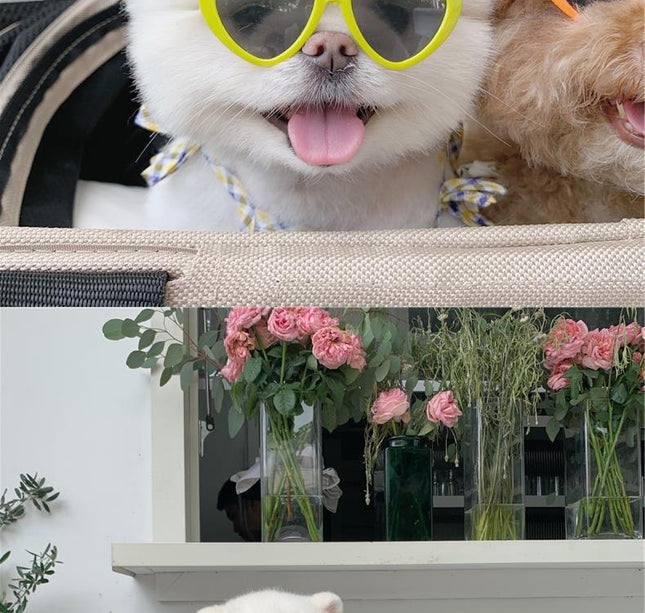 New love pet glasses dog cat cute creative fashion sunglasses sunglasses with jewelry pet beauty decoration supplies