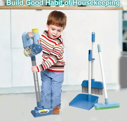 Kids Electric Vacuum Cleaner Toy – Simulation Cleaning Set for Toddlers Role Play & Educational Gifts
