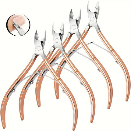 1 Pcs Colorful Scissor Nipper Clipper  Plier Colorful Nail Cuticle Dead Skin Remover Clear Nail Art Tool for Beauty Salon