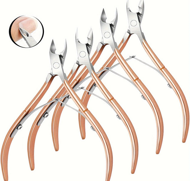 1 Pcs Colorful Scissor Nipper Clipper  Plier Colorful Nail Cuticle Dead Skin Remover Clear Nail Art Tool for Beauty Salon