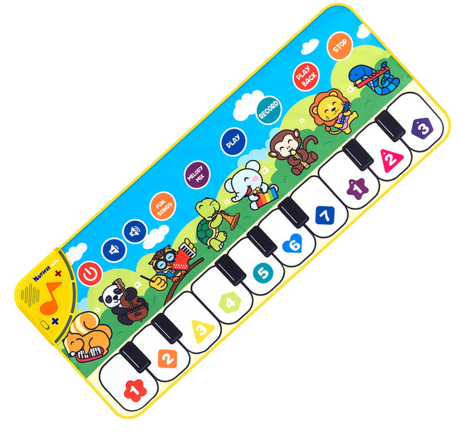 Coolplay Musical Piano Mat – Floor Keyboard with 8 Animal Sounds for Toddlers & Baby Educational Play