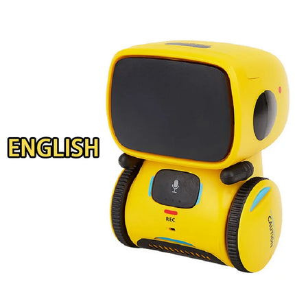 Intelligent RC Robot Toy – Interactive Voice & Touch Control with Russian, English & Spanish Versions for Educational Play