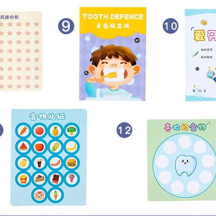 Montessori Brush Teeth Simulation Toy – Parent-Child Educational Puzzle Game for Kids Fine Motor Skills
