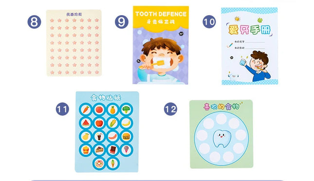 Montessori Brush Teeth Simulation Toy – Parent-Child Educational Puzzle Game for Kids Fine Motor Skills