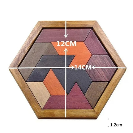 DIY Wooden Tangram – Learning & Thinking Puzzle for Children