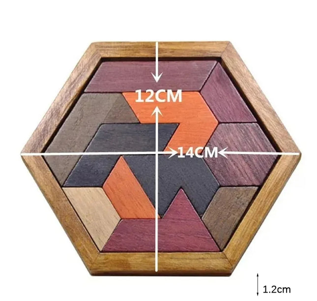 DIY Wooden Tangram – Learning & Thinking Puzzle for Children