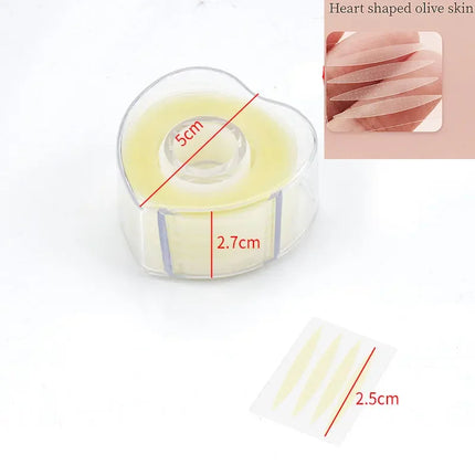 600pcs Double Fold Eyelid Tape – Invisible Self-Adhesive Lace Stickers for Eyelid Lift & Under Eye Beauty Tool