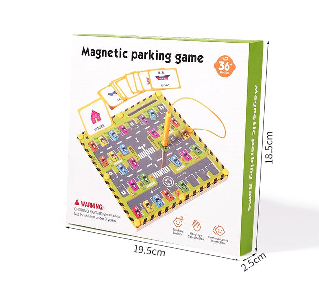 Montessori Magnetic Color Maze – Wooden Sorting & Bead Puzzle Board for Early Learning Activities
