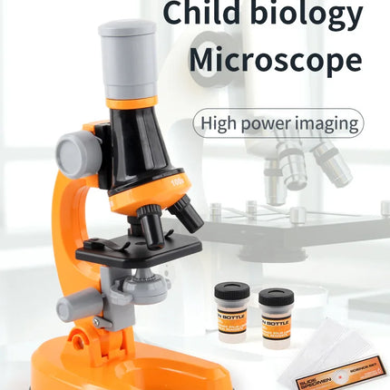 Children’s Microscope Toy – Educational Science Experiment Tool to Boost Learning & Intelligence