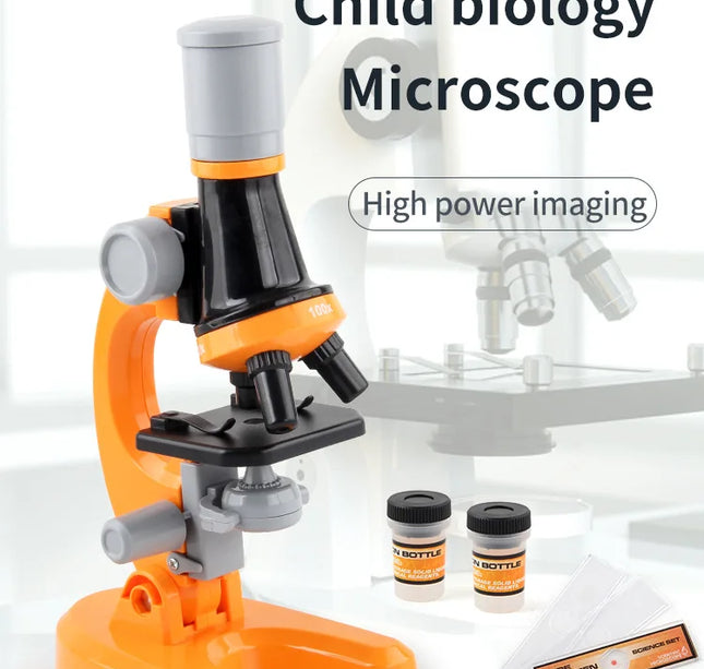Children’s Microscope Toy – Educational Science Experiment Tool to Boost Learning & Intelligence