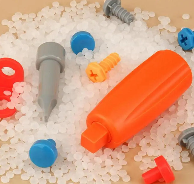 Children Toys Tool Set Electric Drill Screw Nut 3D Puzzle Toys Pretend Play Dinosaur Drilling Assembly Educational Toys for Boys