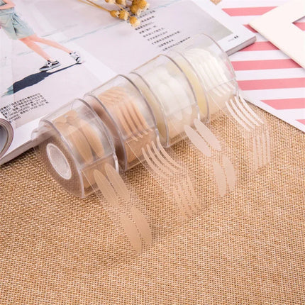 600pcs Double Fold Eyelid Tape – Invisible Self-Adhesive Lace Stickers for Eyelid Lift & Under Eye Beauty Tool