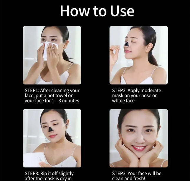 LANBENA Remove Blackhead Mask Shrinking Pore Deep Cleaning Mask Improve Rough Skin Acne Treatment Skin Brighteing Care Beauty