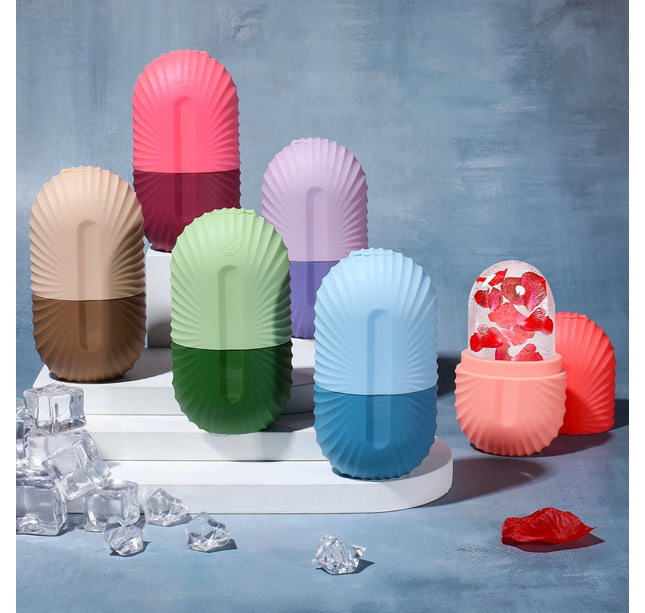 Ice Face Roller Ice Cube Beauty Massage Silicone Ice Mold For Eye Puffiness Ice Facial Roller Shrink Pores Multifunctional mold