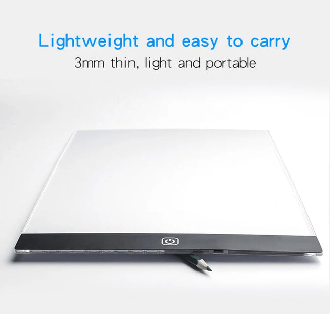 Led Drawing Copy Pad 3 Level Dimmable Board Table Animation Painting Educational Toys Gift Adjustable Light Notepad For Children