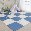 16 Pieces / White and Blue