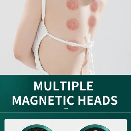 Tricolor Electric Massager GuaSha Anti Cellulite Vacuum Suction Cup Beauty Health Scraping Infrared Heat Slimming Massage Thera
