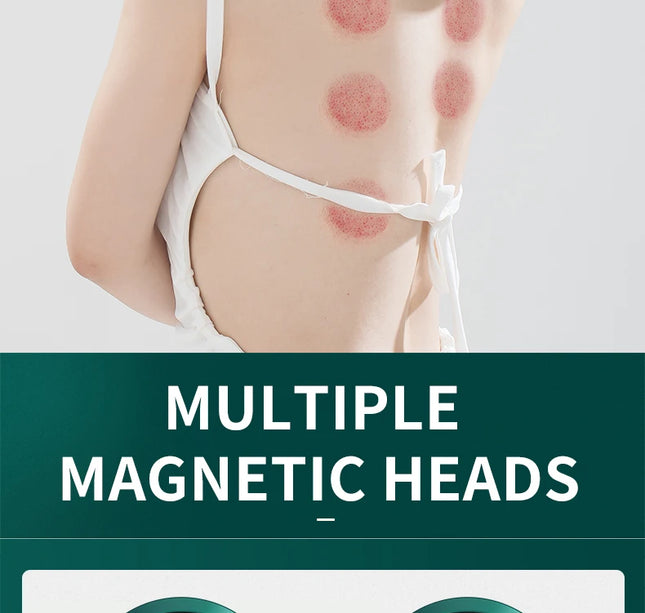 Tricolor Electric Massager GuaSha Anti Cellulite Vacuum Suction Cup Beauty Health Scraping Infrared Heat Slimming Massage Thera