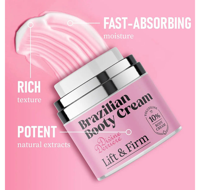 Brazilian Bum Body CreamWomen Firm Nutritious Moisturizer Softening Smoothing Body Lotion Hip Buttock Skin Care Reduce Cellulite