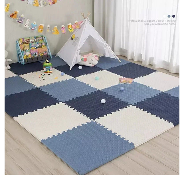 EVA Foam Baby Play Mat – 8–16pcs Puzzle Floor Carpet for Kids 30x1cm