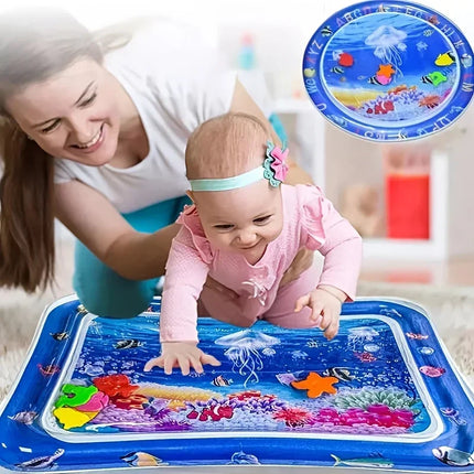 Infinno Baby Tummy Time Mat – Premium Inflatable Water Cushion for Sensory Play