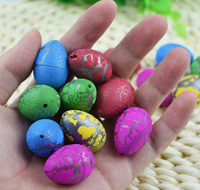 Mini Dinosaur Eggs 2x3cm Soak in Water to Expand Hatching Breaking Shells Children Early Education Toys Growth Cognition TMZ
