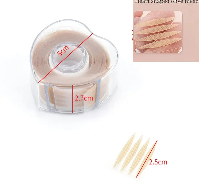 600pcs Double Fold Eyelid Tape – Invisible Self-Adhesive Lace Stickers for Eyelid Lift & Under Eye Beauty Tool
