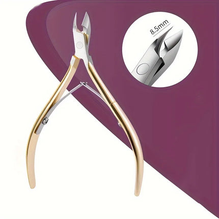 1 Pcs Colorful Scissor Nipper Clipper  Plier Colorful Nail Cuticle Dead Skin Remover Clear Nail Art Tool for Beauty Salon