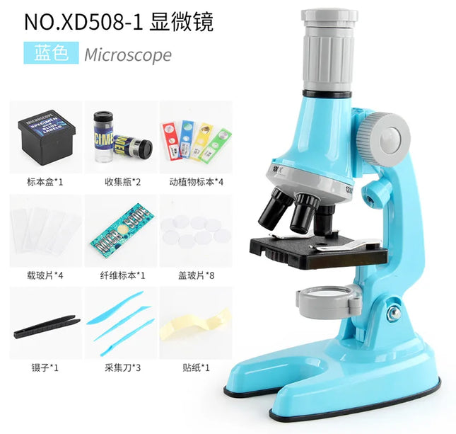 Children’s Microscope Toy – Educational Science Experiment Tool to Boost Learning & Intelligence